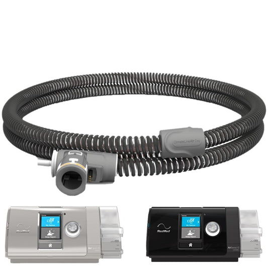 Stock photo of ResMed AirSense and AirCurve 10 ClimateLineAir Oxy CPAP Machine Heated Tubing