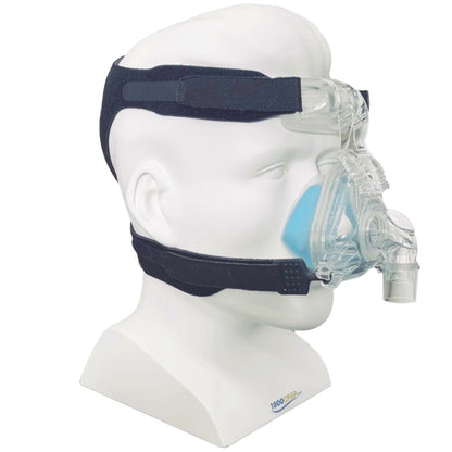 Angled View of Philips Respironics ComfortGel Nasal CPAP Mask W/ Headgear 
