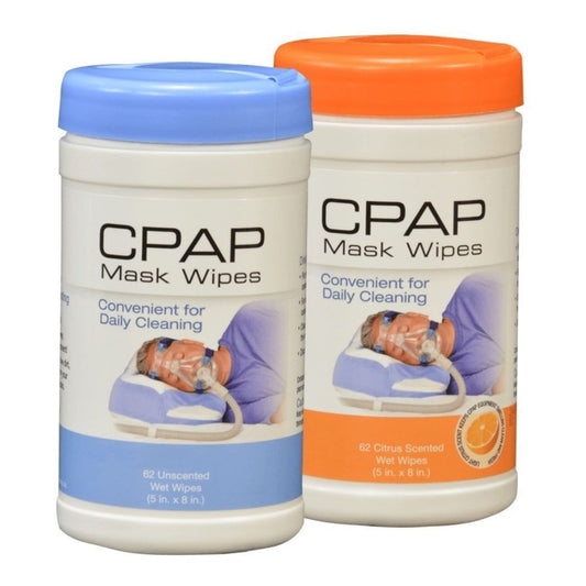 Contour CPAP Mask Wipes -Unscented & Citrus Scented