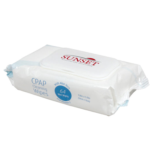 Stock Image of Sunset Healthcare's CPAP Mask Cleaning Wipes 