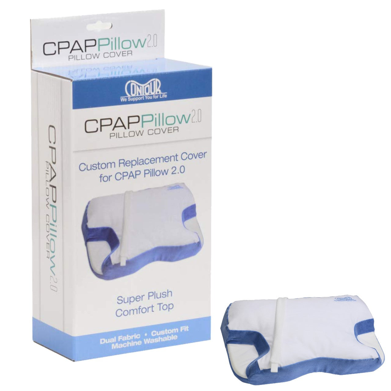 Stock photo of Contour Products CPAPmax 2.0 Custom Velour CPAP Pillow Case