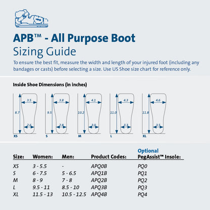 Infograph for Darco APB All Purpose Boot Square Toe 