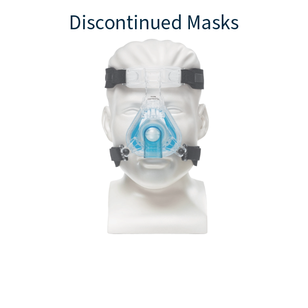 Stock Image of Discontinued Masks - Hero