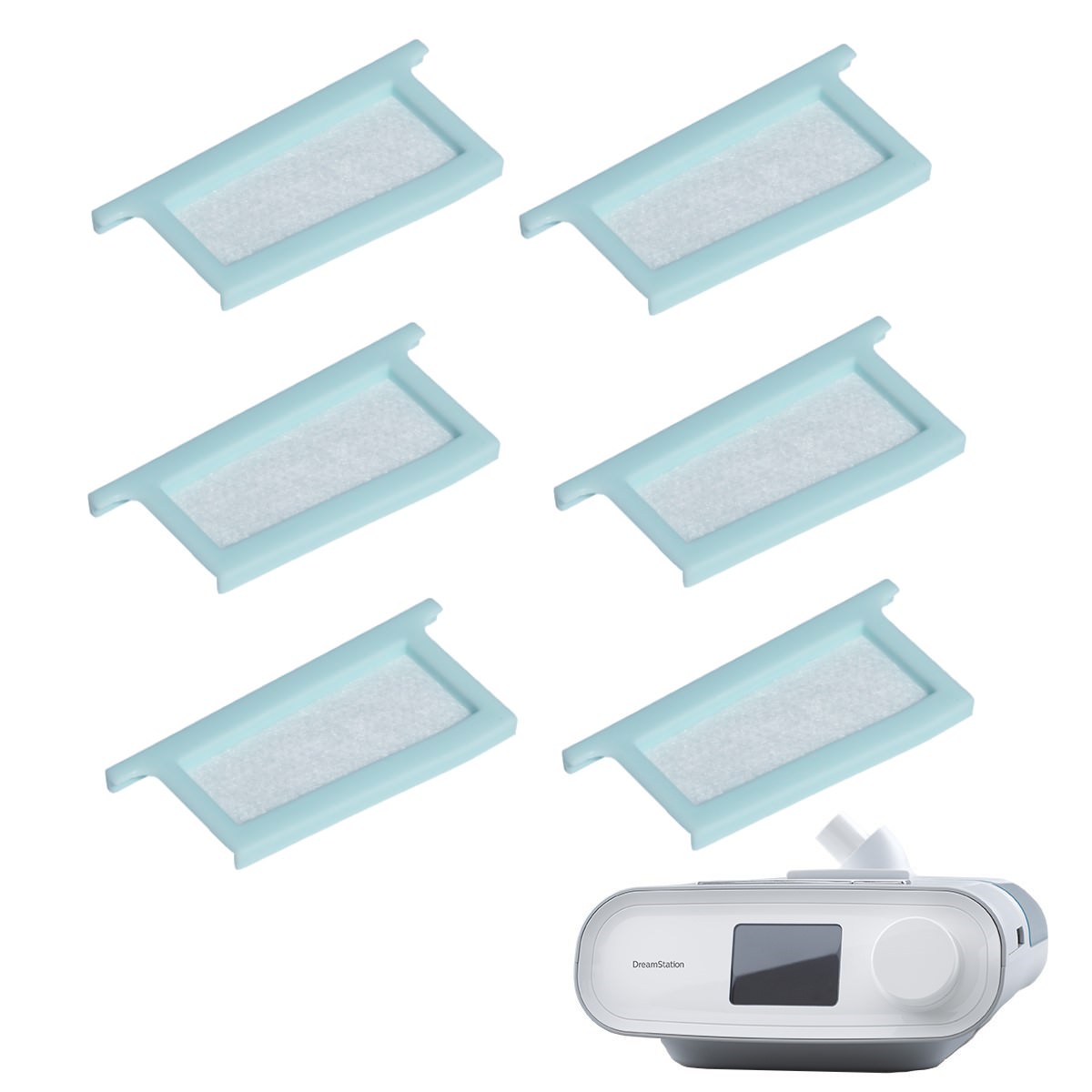 Stock photo of Philips Respironics DreamStation Disposable CPAP Filters 6 Pack