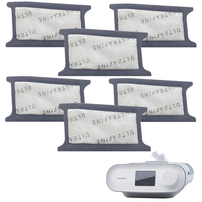 Stock photo of Philips Respironics DreamStation Series Disposable CPAP Machine Fine Filters 6 Pack
