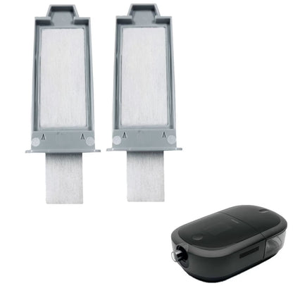 Floating Stock Image of Philips Respironics DreamStation 2 Compatible Pollen Filters - 2 Pack W/ Small Image of Philips Respironics DreamStation 2 CPAP Machine