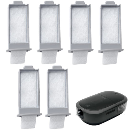 Stock photo of Philips Respironics DreamStation 2 Compatible CPAP Machine Pollen Filters 6 Pack