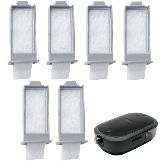 Stock photo of Philips Respironics DreamStation 2 Compatible CPAP Machine Pollen Filters 6 Pack