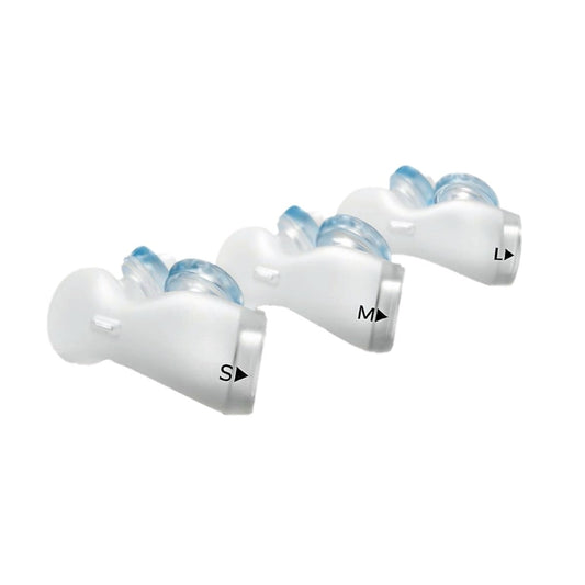 Stock Image of Replacement Nasal Pillow Cushions for Philips Respironics DreamWear Gel Nasal Pillow CPAP Mask - Sizes: Small, Medium  Large