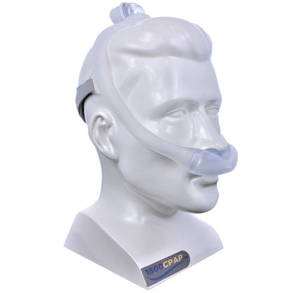 Stock photo of Philips Respironics DreamWear Gel nasal pillow CPAP mask with headgear