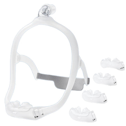 Stock photo of Philips Respironics DreamWear Nasal Pillow CPAP Mask Fit Pack With Headgear