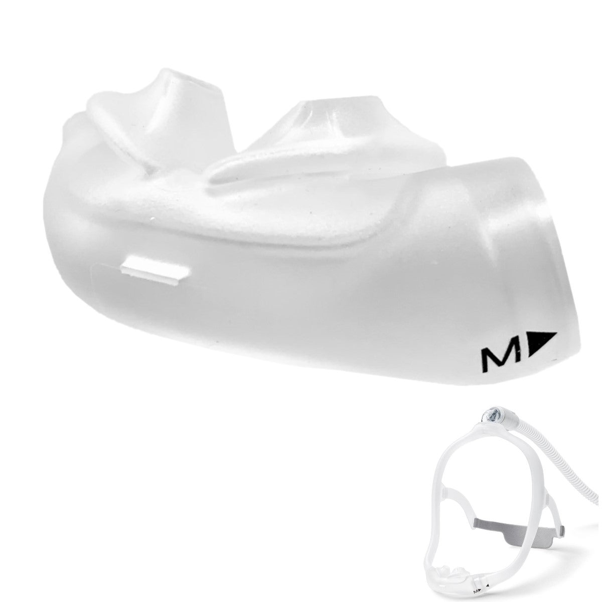 Stock photo of Philips Respironics DreamWear Silicone nasal pillow CPAP mask cushion