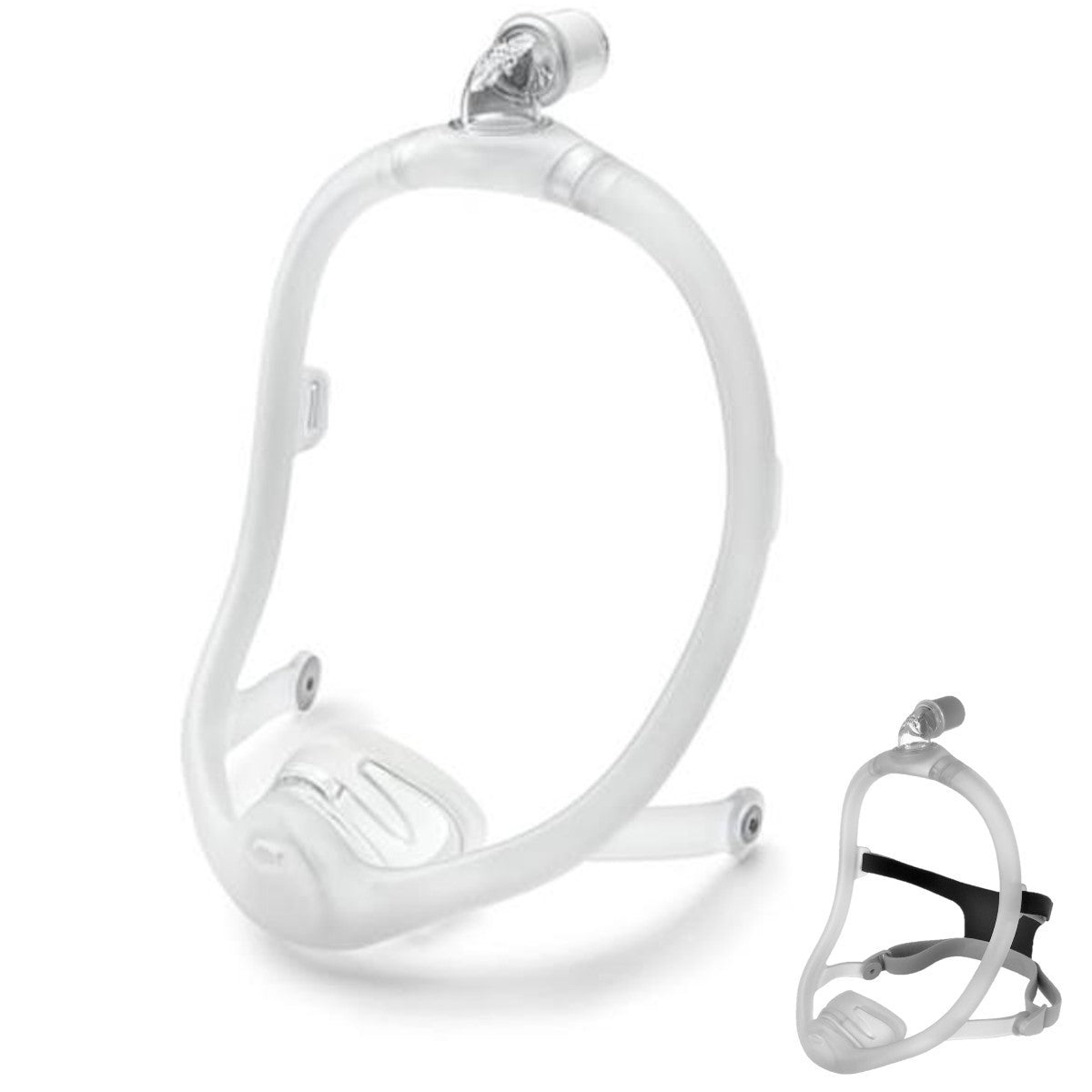 Angled Stock Image of Philips Respironics DreamWisp Nasal CPAP Mask W/ Optional Headgear 