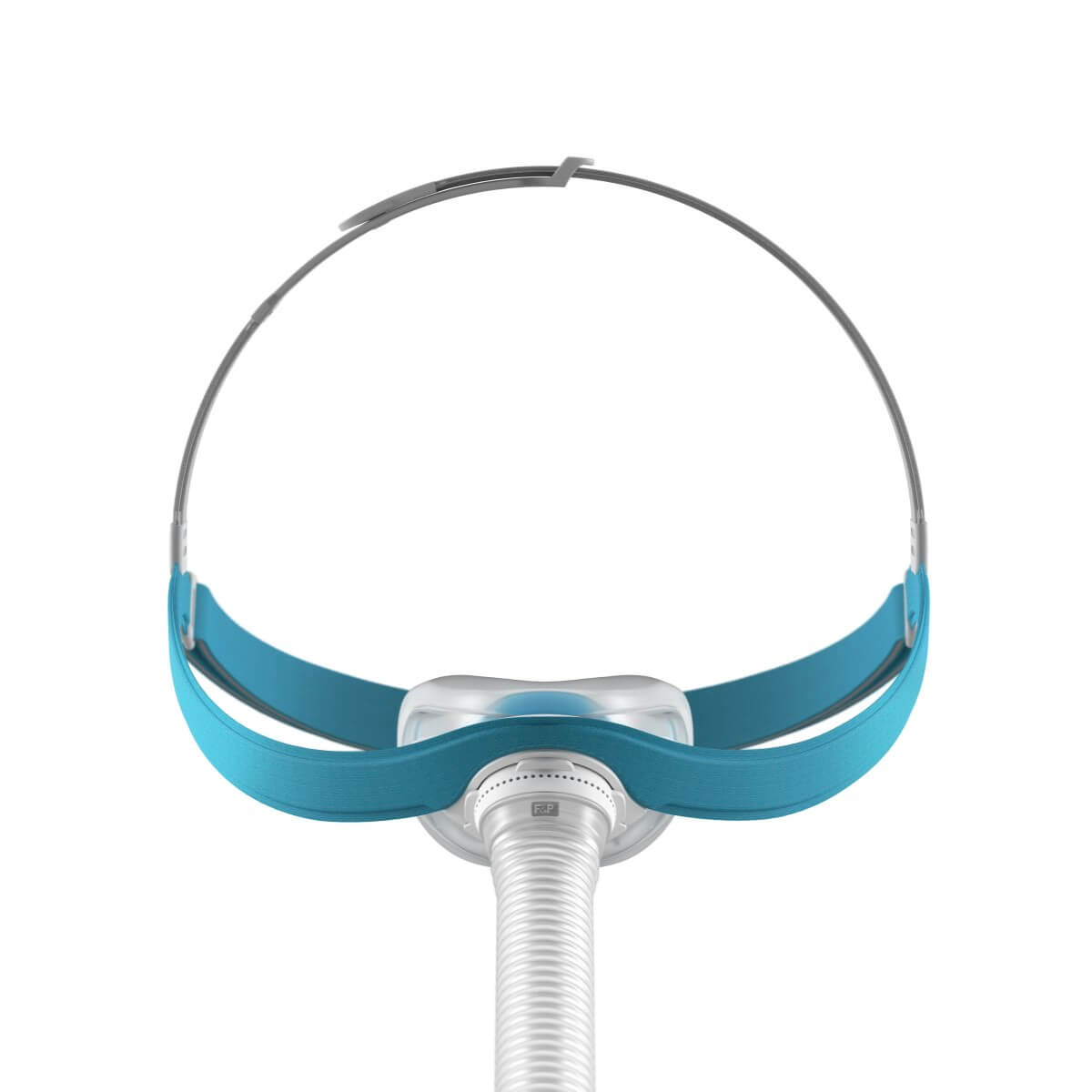 Stock photo of Fisher & Paykel Evora nasal CPAP mask kit with headgear