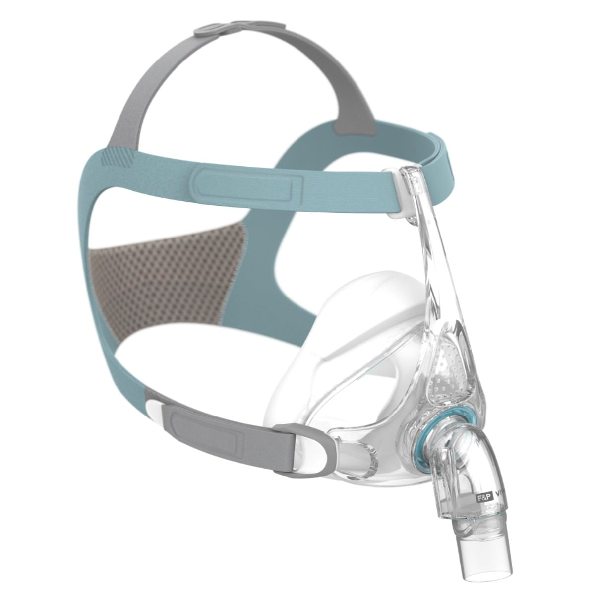 Stock photo of Fisher & Paykel Vitera full face CPAP mask with headgear