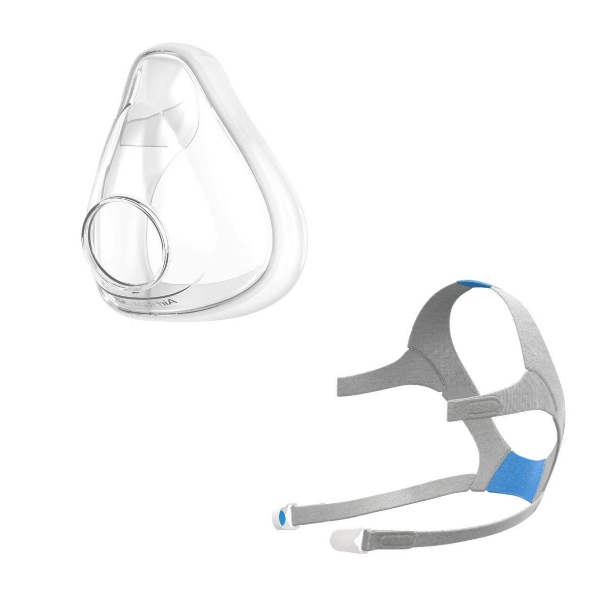 Stock Image of ResMed AirFit F20 Cushion & F20 Full Face Headgear 