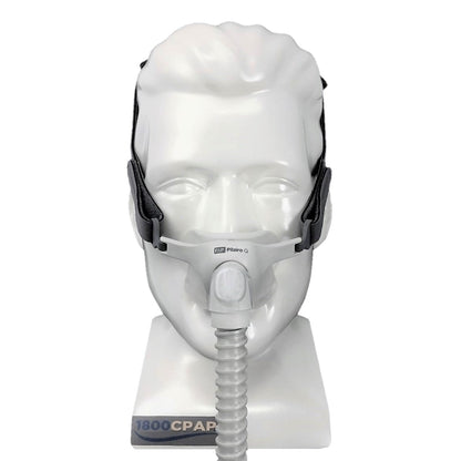 Stock photo of Fisher & Paykel Pilairo Q nasal pillow CPAP mask with headgear 