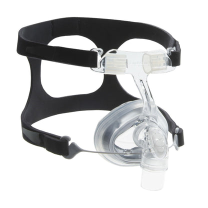 Stock photo of Fisher & Paykel FlexiFit 405 nasal CPAP mask with headgear