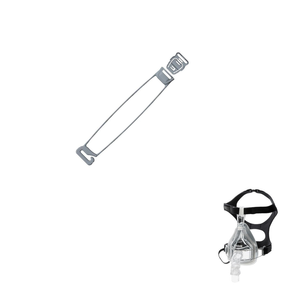 Stock Image of Replacement Glider Strap and Pad for Fisher & Paykel 