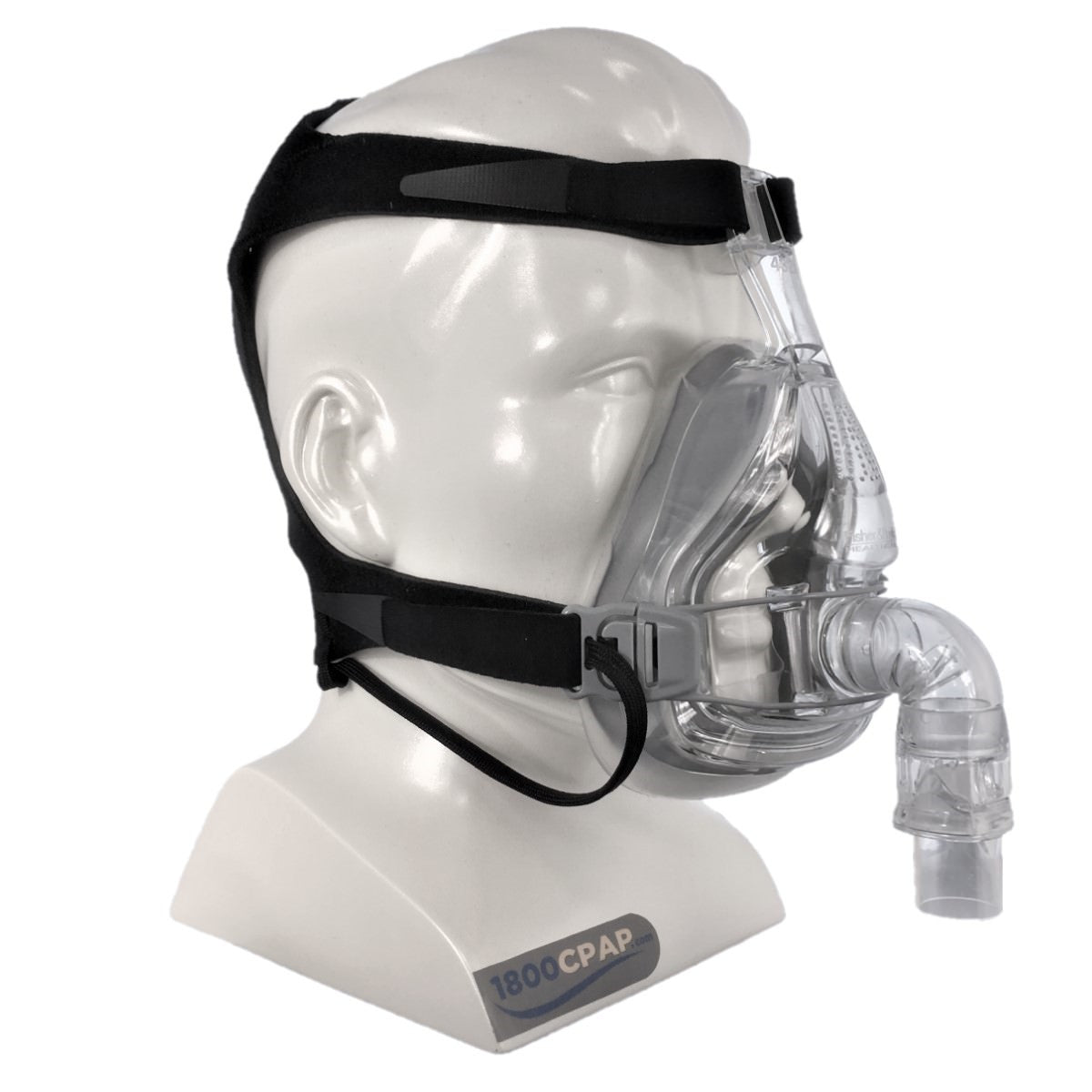 Stock photo of Fisher & Paykel HC432 full face CPAP mask with headgear