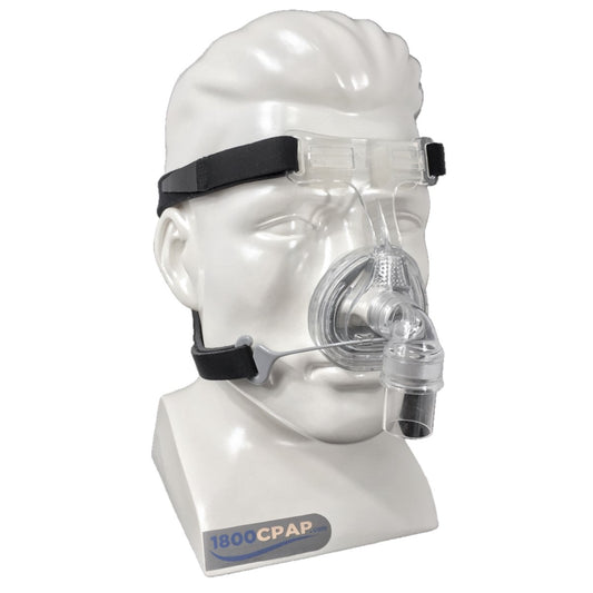 Angled Stock Image of Fisher & Paykel Zest Nasal CPAP Mask W/ Optional Headgear 