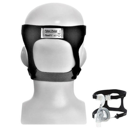 Stock photo of Fisher & Paykel 407 nasal CPAP mask headgear
