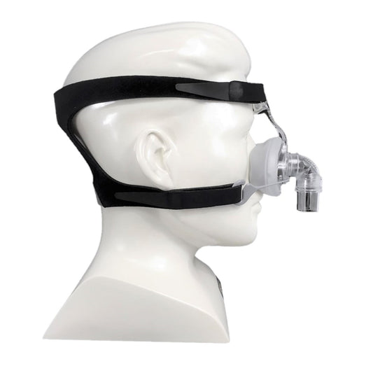 Stock photo of Fisher & Paykel FlexiFit 406 nasal CPAP mask with headgear