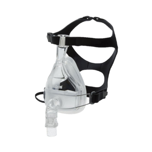 Stock photo of Fisher & Paykel FlexiFit 431 full face CPAP mask with headgear