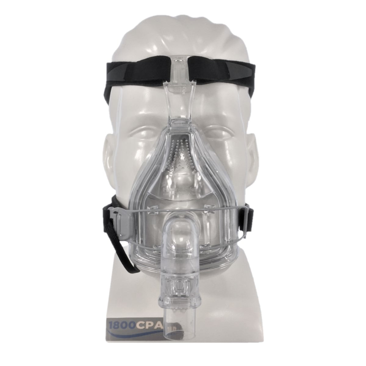 Stock photo of Fisher & Paykel FlexiFit 432 full face CPAP mask with headgear