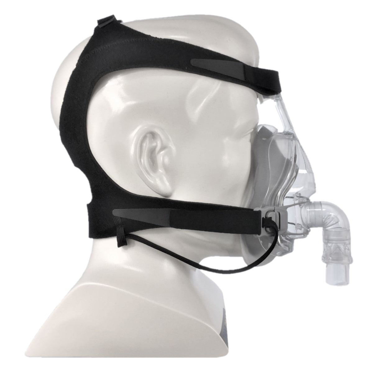 Stock photo of Fisher & Paykel FlexiFit 432 full face CPAP mask with headgear