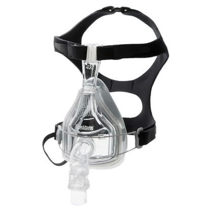 Stock photo of Fisher & Paykel FlexiFit 432 full face CPAP mask with headgear