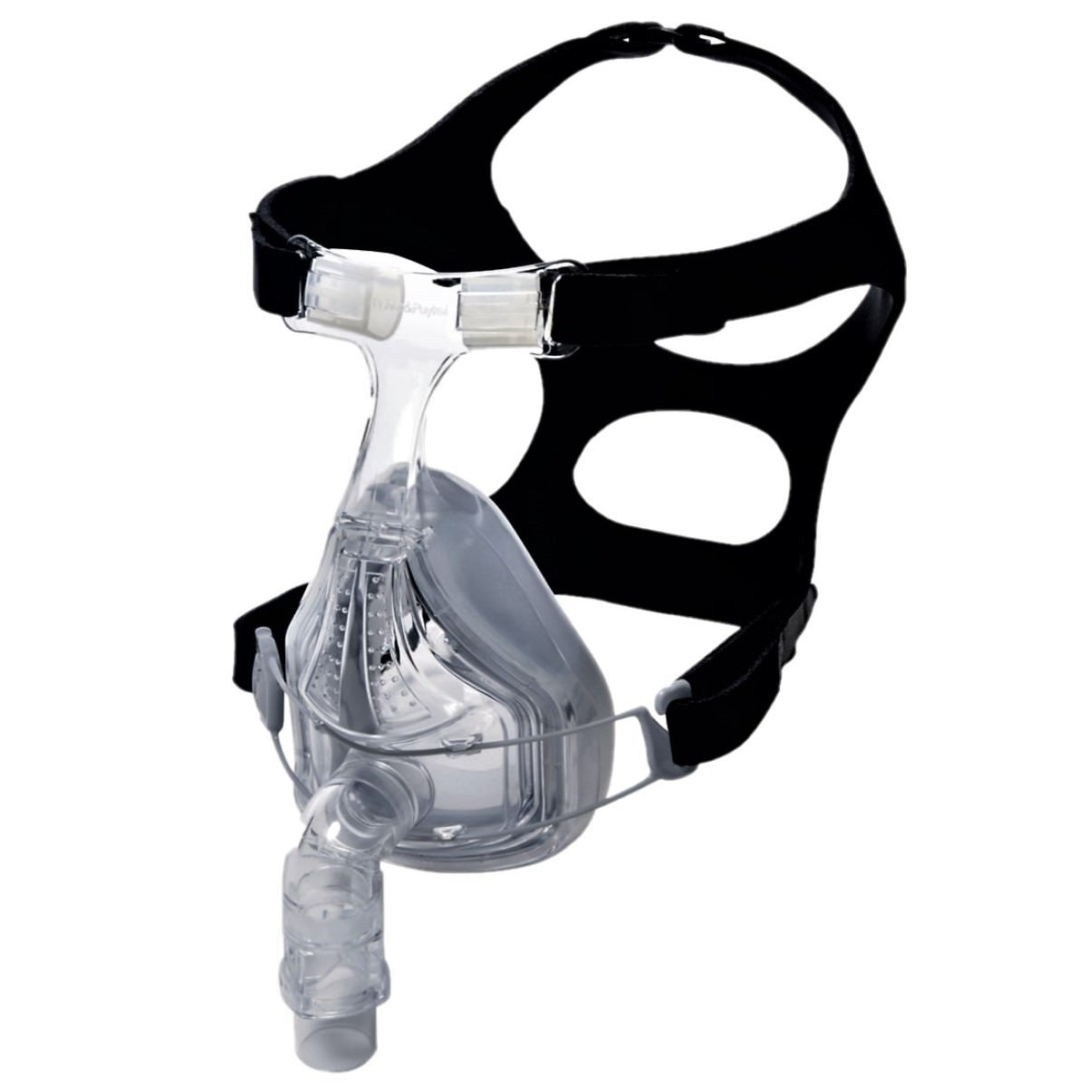 Stock photo of Fisher & Paykel Forma full face CPAP mask with headgear