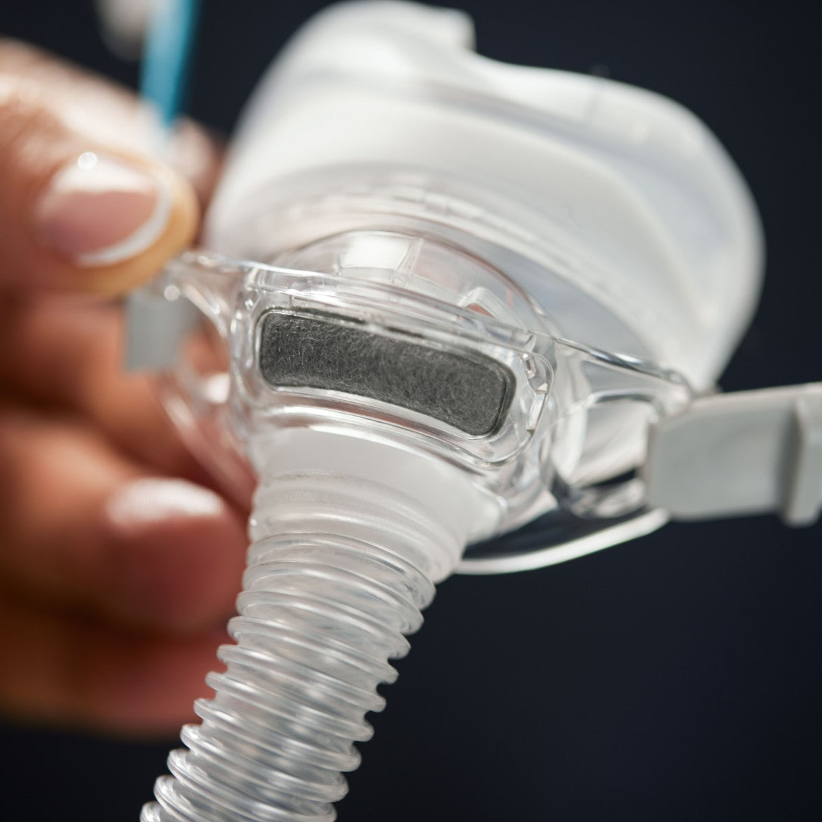 Nova nasal CPAP mask cushion close up