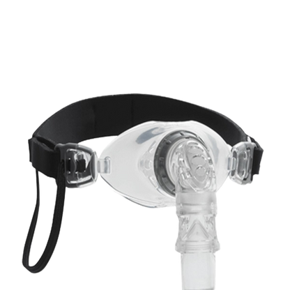 Front View of FIsher & Paykel Oracle Oral CPAP Mask W/ Headgear 