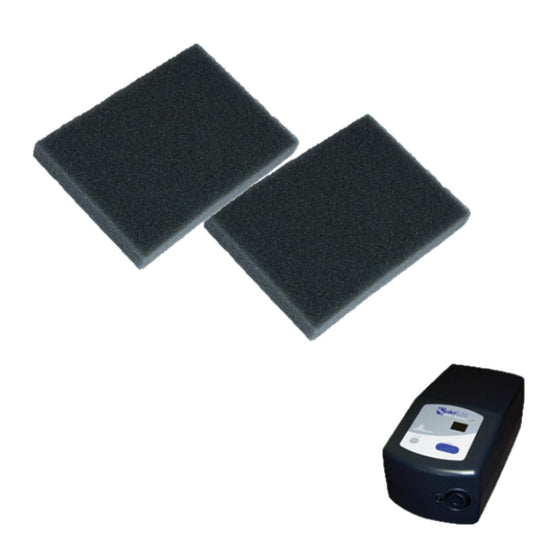 Stock photo of Spirit Medical Respironics Foam Filter for Aria and Duet 2 Pack
