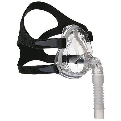 Angled Stock Image of Sunset Healthcare Full Face CPAP Mask W/ Headgear 