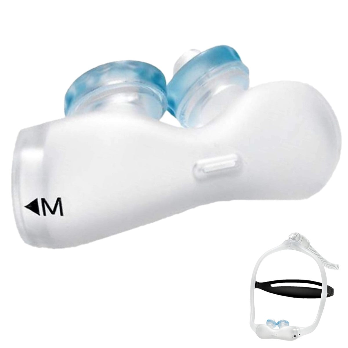 Stock photo of Philips Respironics DreamWear Gel nasal pillow CPAP mask cushion