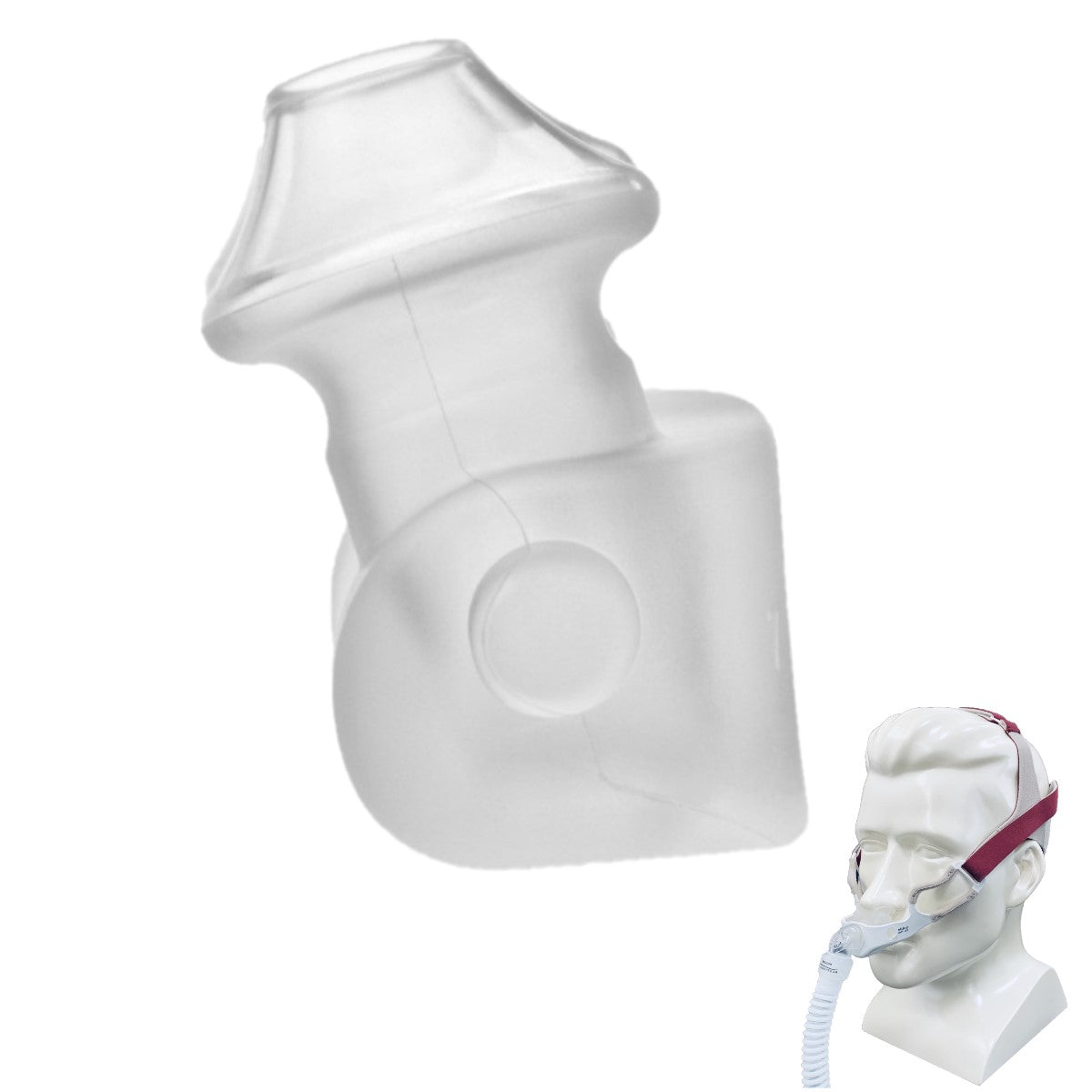 Stock photo of Philips Respironics GoLife for men nasal pillow CPAP mask cushion