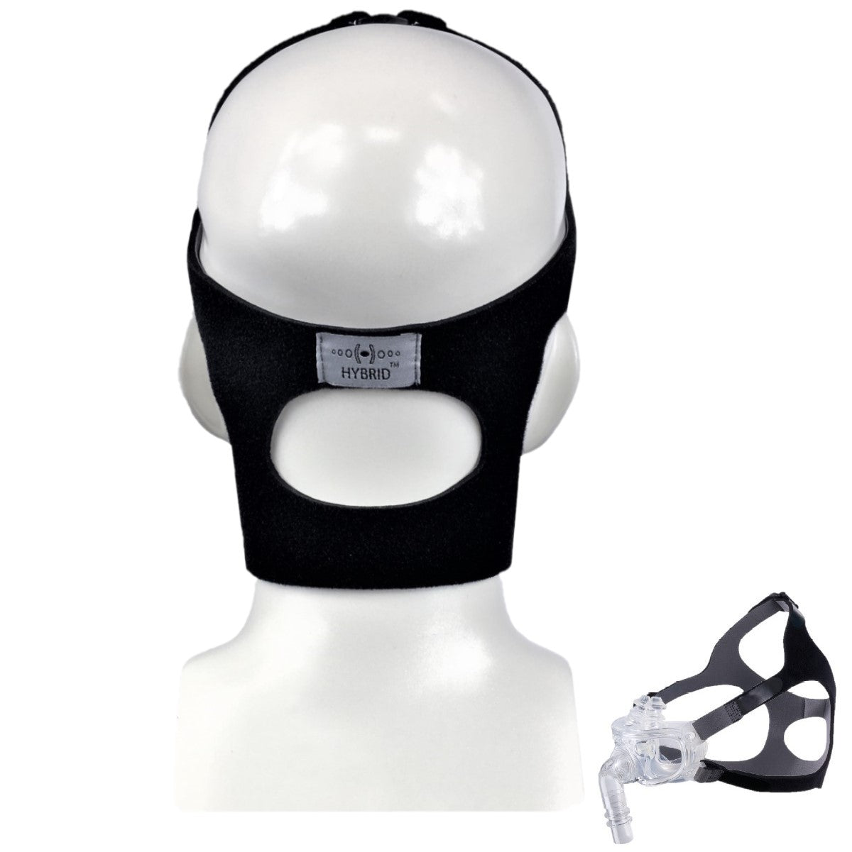 Stock photo of RespCare Hybrid full face CPAP mask headgear