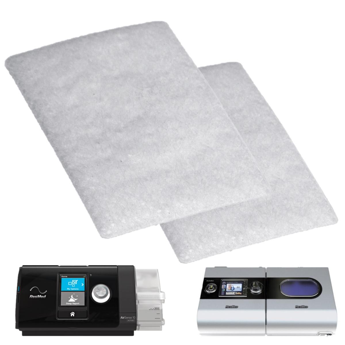 Stock Image of Hypo-Allergenic Disposable Filters for ResMed ResMed AirSense/AirCurve S9 & S10 Series CPAP Machine
