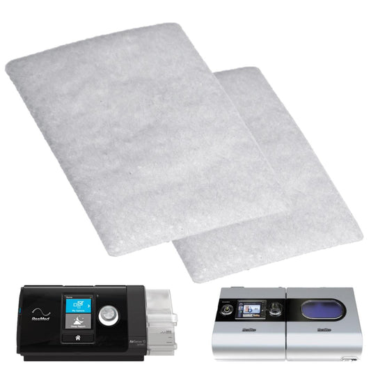 Stock Image of Hypo-Allergenic Disposable Filters for ResMed ResMed AirSense/AirCurve S9 & S10 Series CPAP Machine