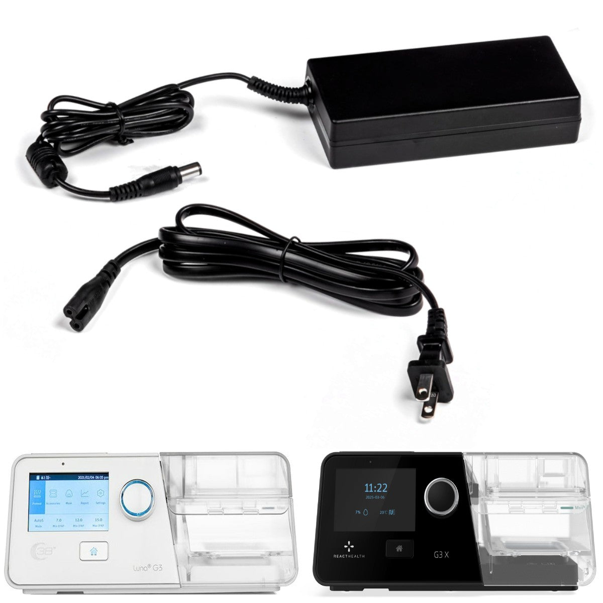 Luna G3 CPAP Power Supply and Cord