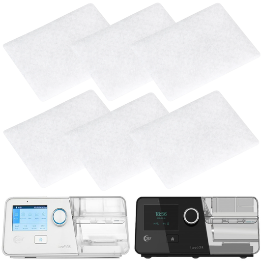 STOCK IMAGE OF LUNA STYLE G3 CPAP/BiPAP FILTERS - 6 PACK