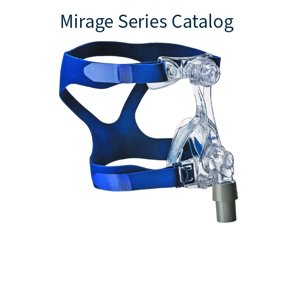 Stock Image of ResMed Mirage Series Product Catalog Hero