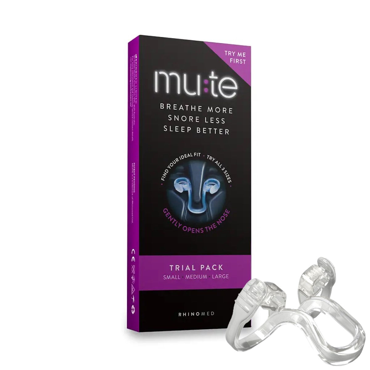 Stock photo of Rhinomed Mute Snoring Treatment Trial Pack
