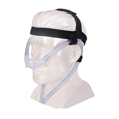 Stock photo of InnoMed Nasal Aire II nasal pillow CPAP mask with headgear
