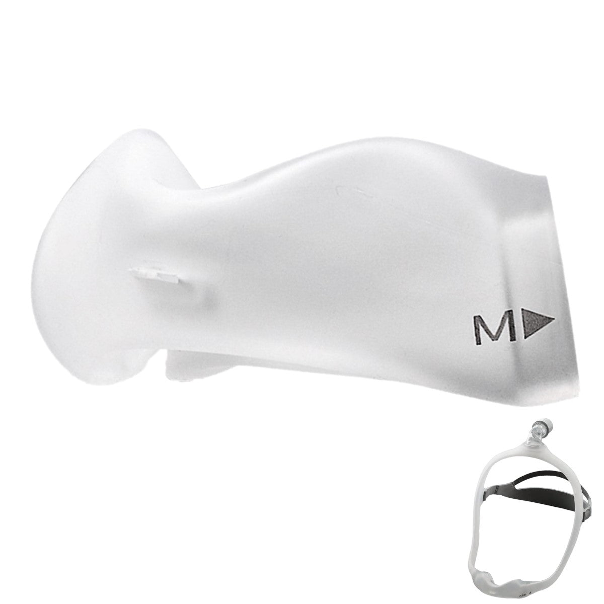 Stock photo of Philips Respironics DreamWear nasal CPAP mask cushion