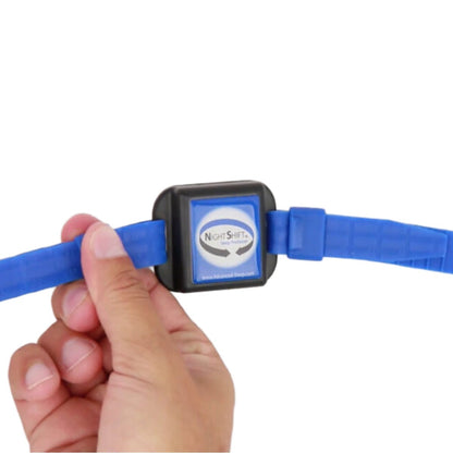 Night Shift Sleep Positioner with neck strap