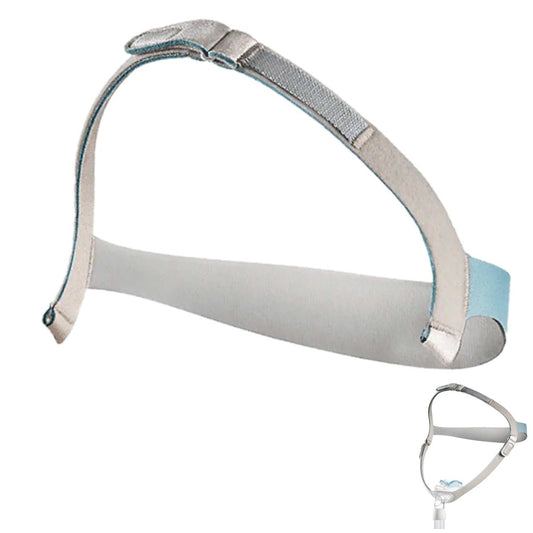 Stock photo of Philips Respironics Nuance nasal pillow CPAP mask headgear