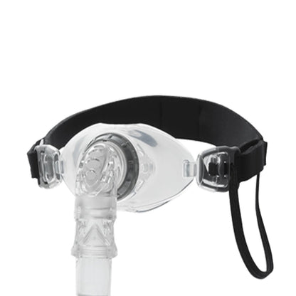 Angled Stock Image of Fisher & Paykel Oracle 452 Nasal CPAP Mask W/ Headgear 